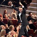 Roberto Benigni at the Academy Awards