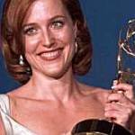 Gillian Anderson at the 1997 Emmy Awards