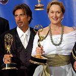 Al Pacino and Meryl Streep at the 2004 Emmy Awards