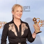 Meryl Streep at the 2012 Golden Globe Awards