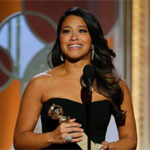 Gina Rodriguez wins at the Golden Globes