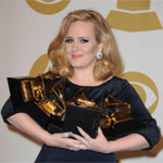 Adele at the 2012 Grammys